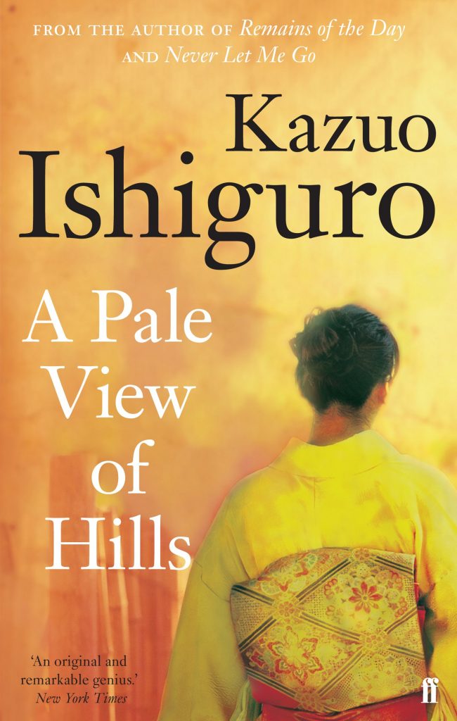 a pale view of hills
