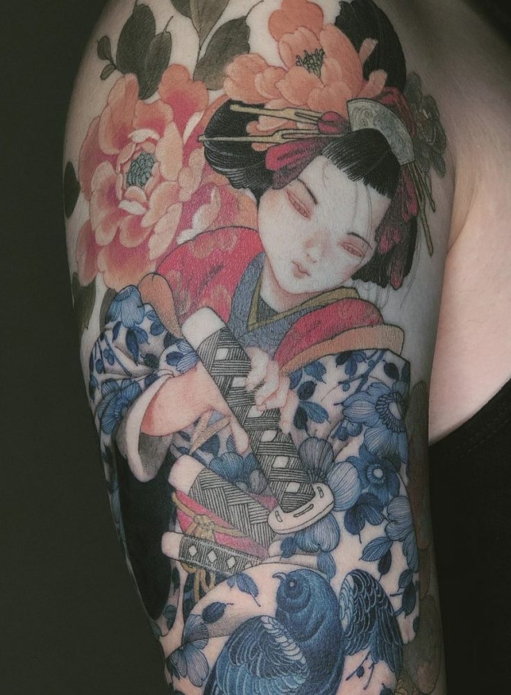 Kubrick Ho tattoo
