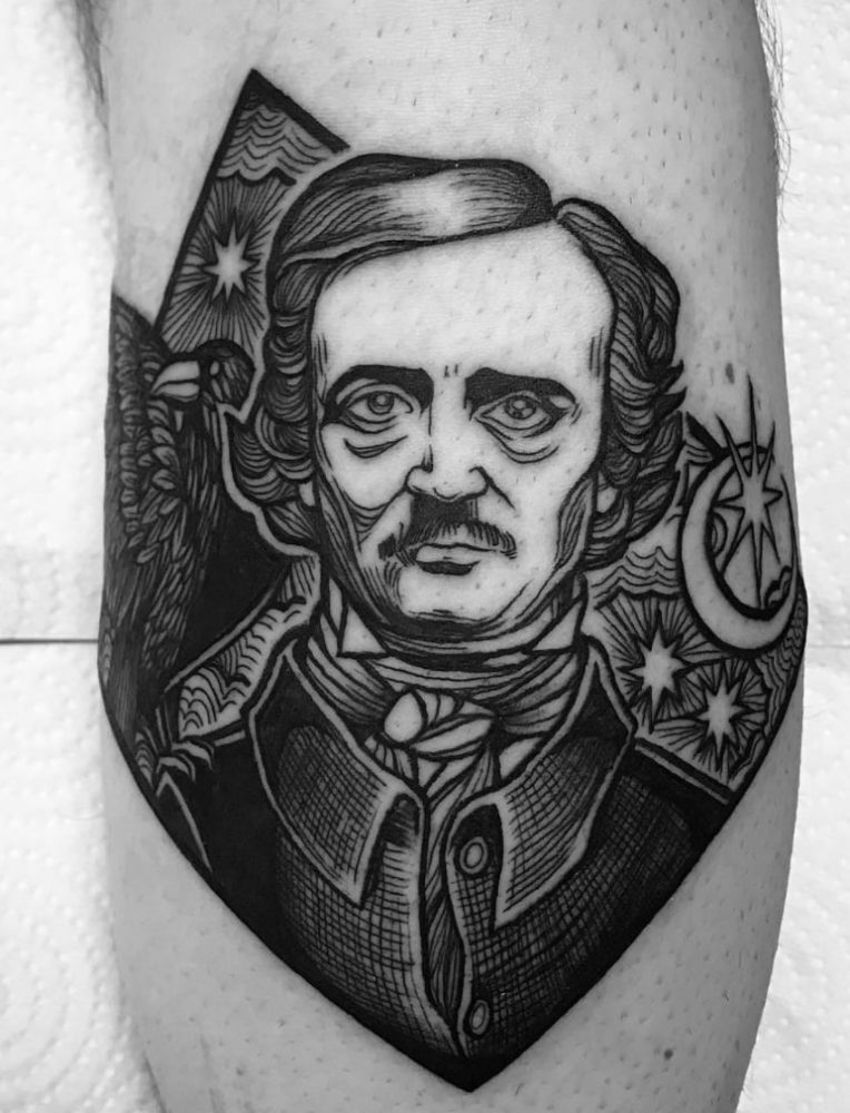 edgar allan poe tattoo