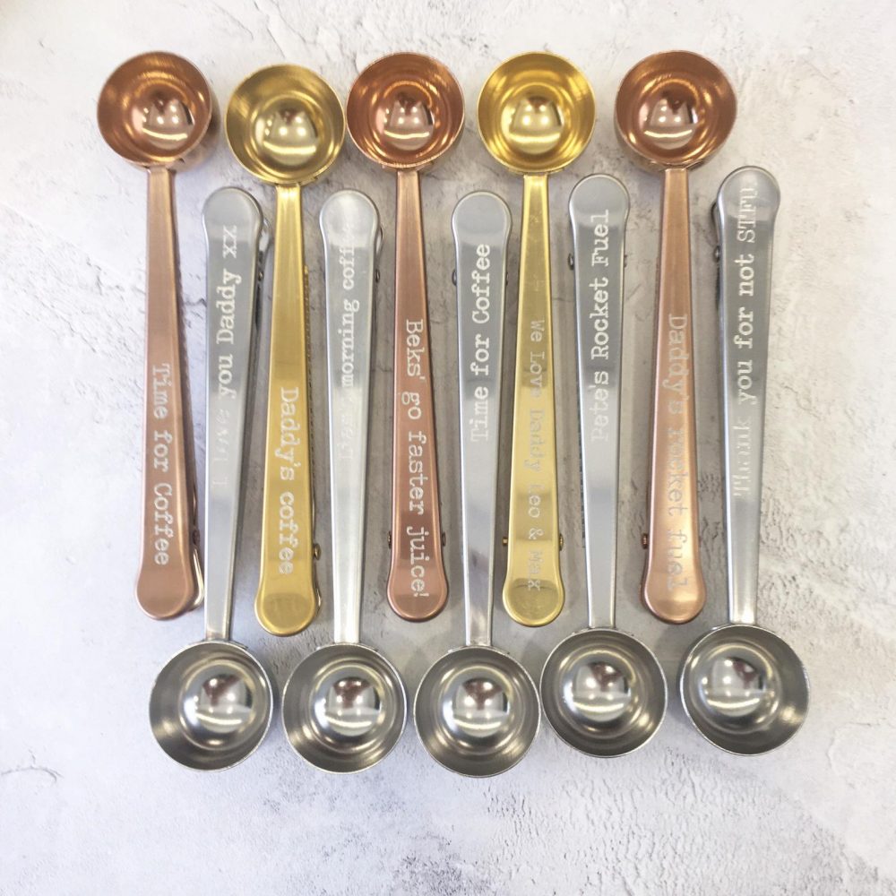 personalised coffee scoop