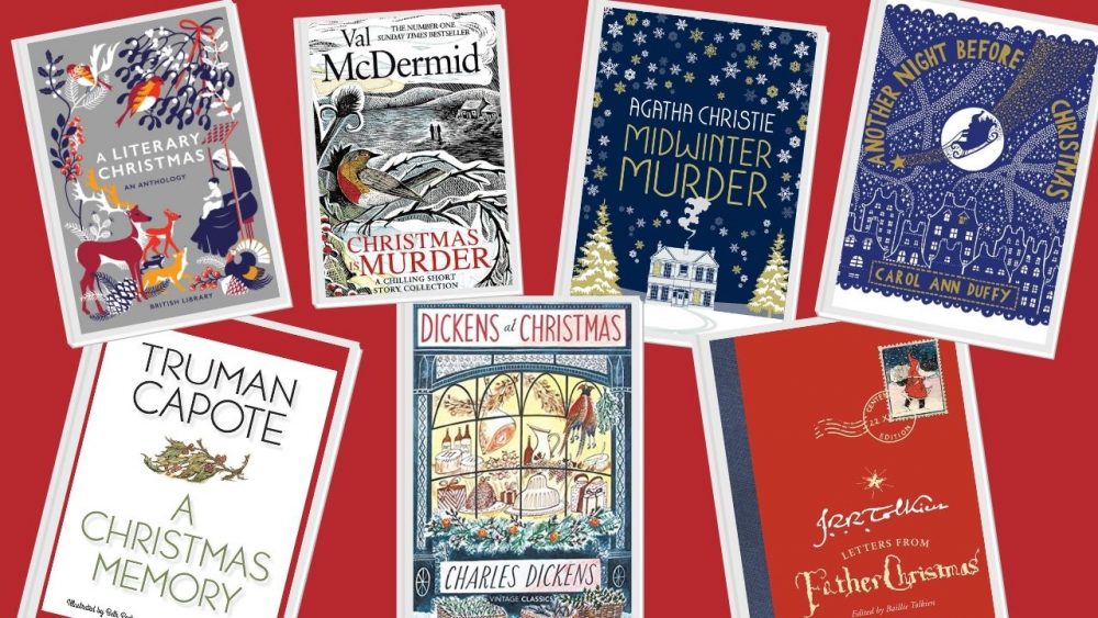 festive books set at christmas