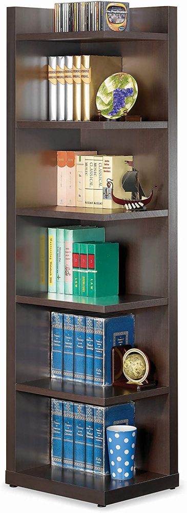 corner bookcase