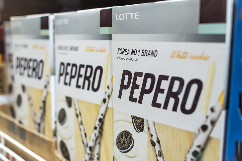 Korean pepero snack