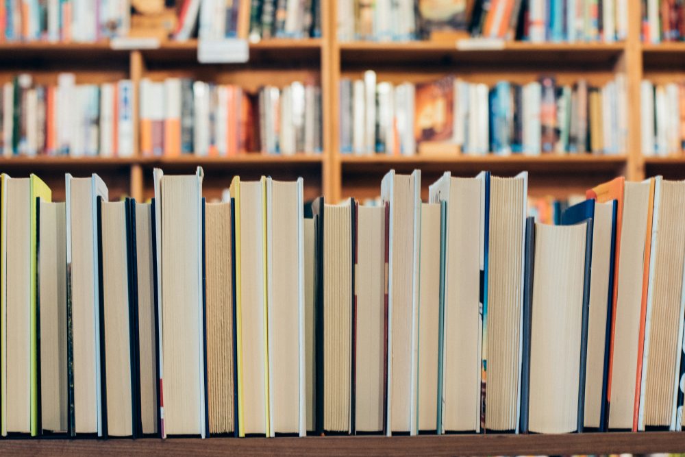 A shelf of books